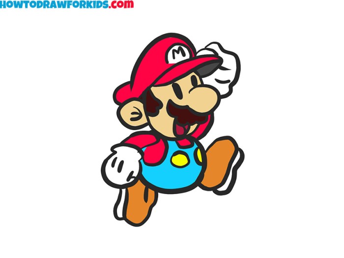 Easy but good mario drawing