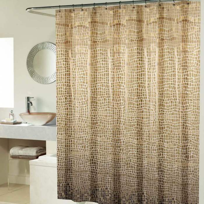 Bathroom shower curtain decor ideas