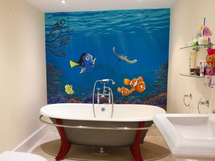 Finding nemo bathroom decor