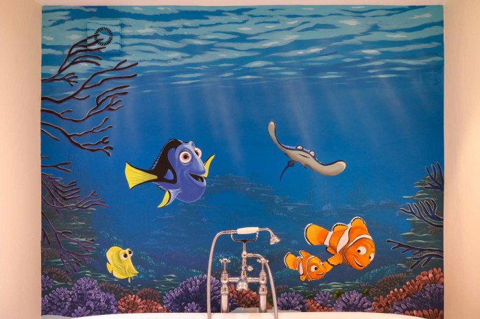 Finding nemo bathroom decor