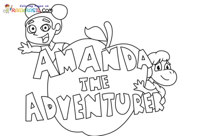 Free coloring pages of anime adventurers