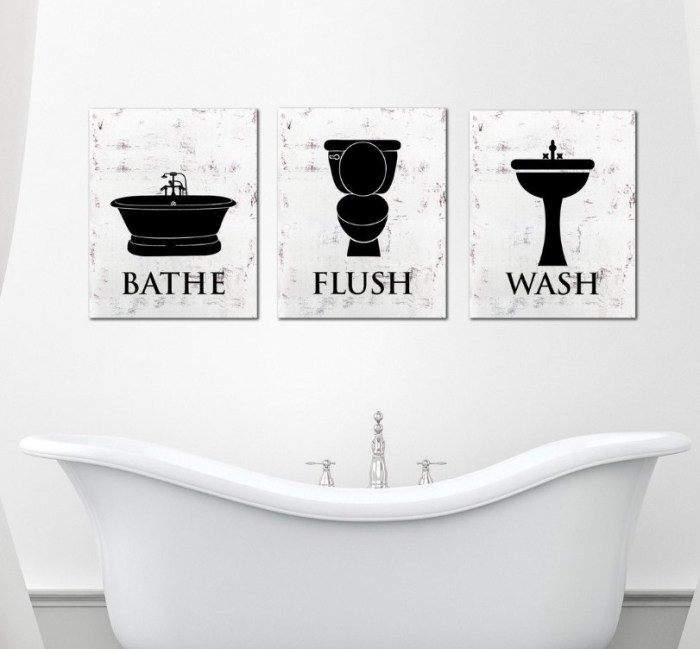 Ideas for bathroom wall decor