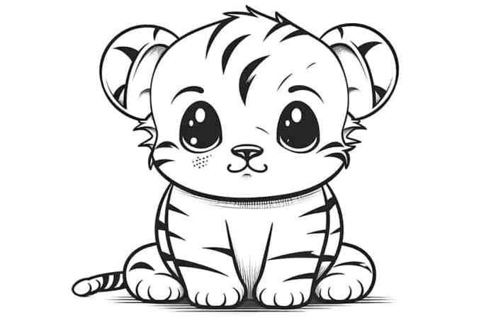 Coloring pages for cute animals