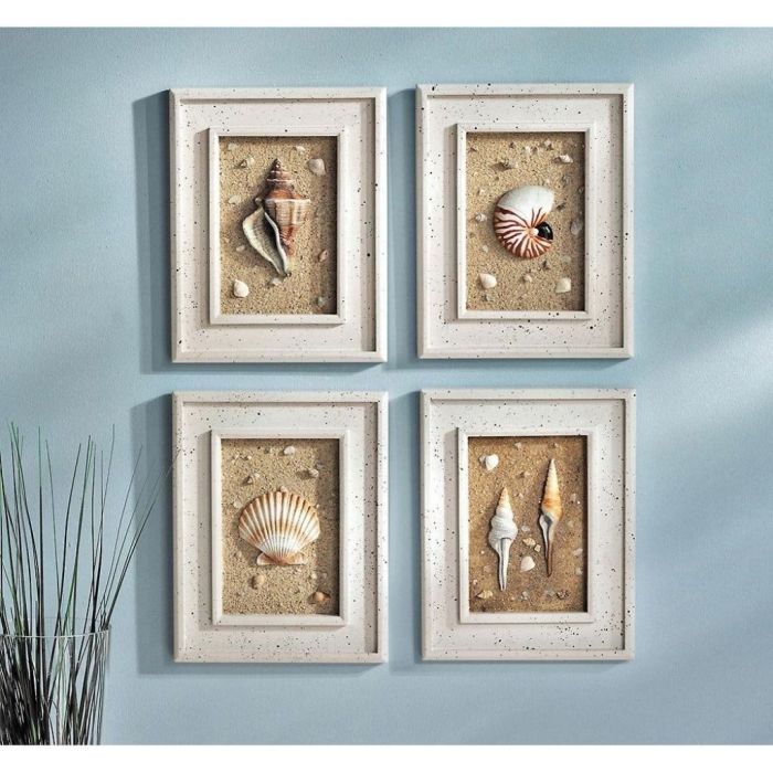 Bathroom wall decor beach