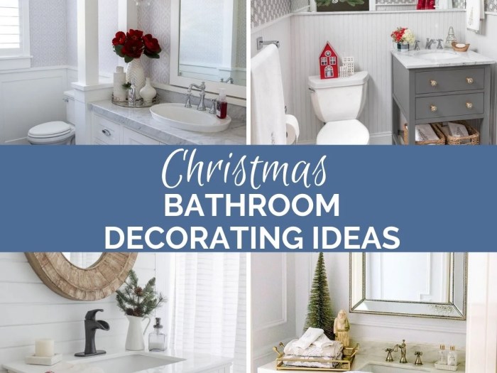 Christmas bathroom decor pinterest