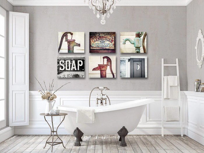 Unique bathroom decor sets