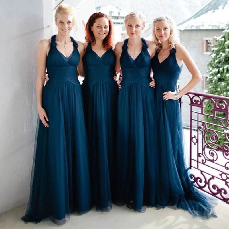 Dark teal wedding dresses