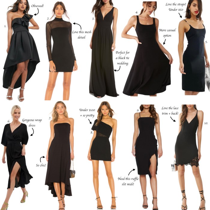 Can you wear black dress to wedding