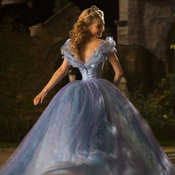 Cinderella movie wedding dress