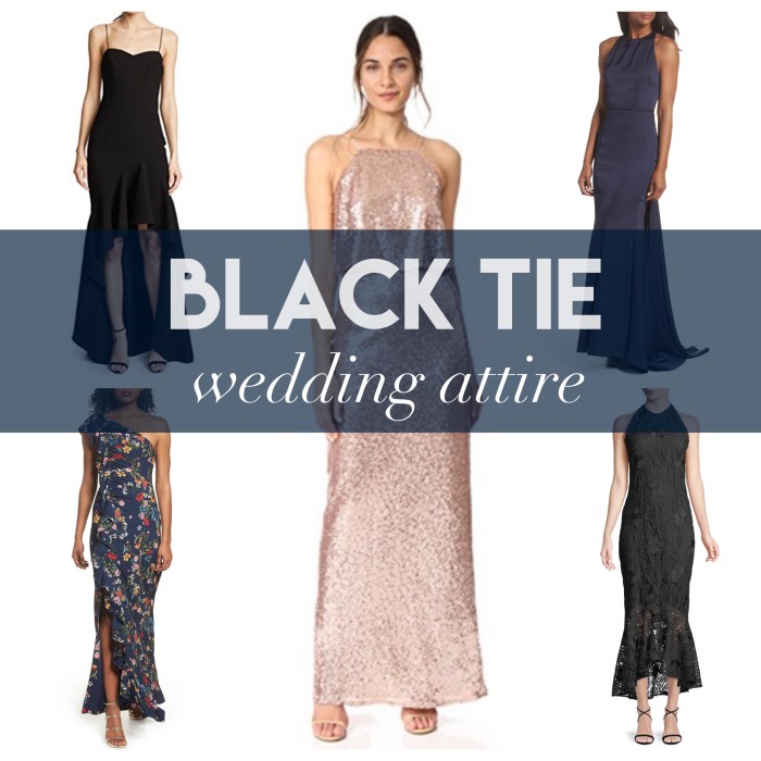 Black tie guest wedding dresses