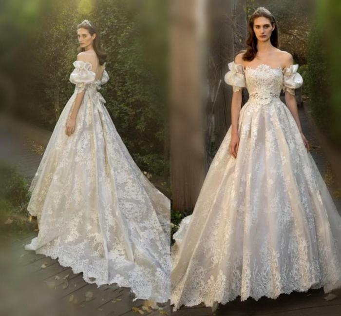 Fairy corset wedding dress