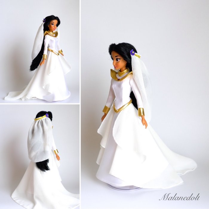 Disney princess wedding jasmine gowns dress dresses angelo alfred