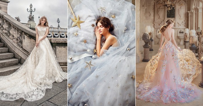 Fairy inspired wedding dresses