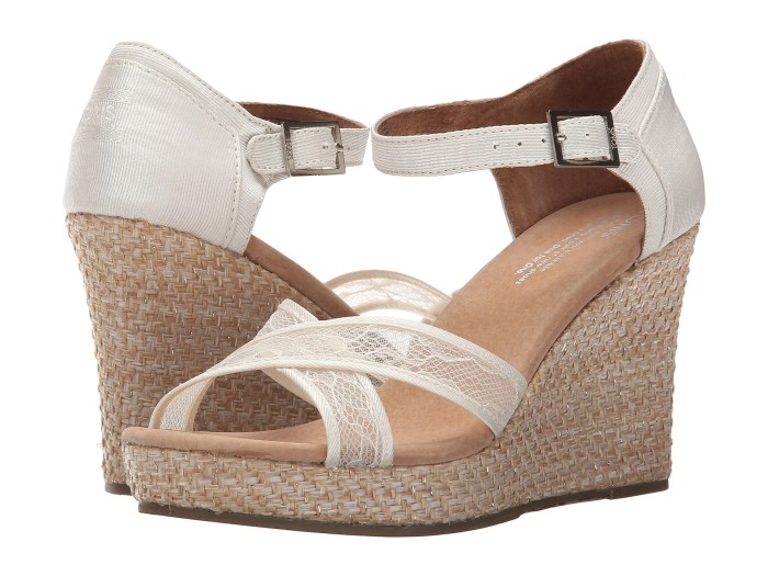 Dress wedges for wedding